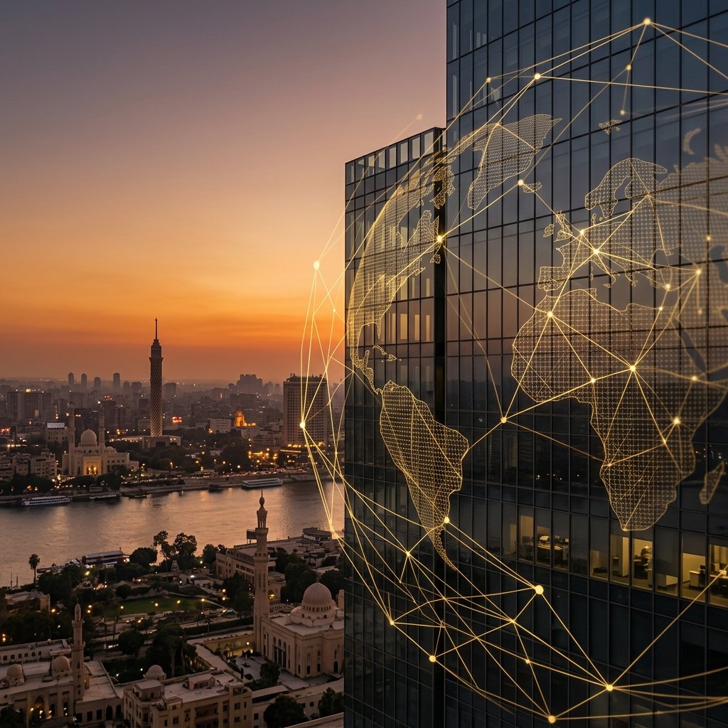 Pillar Two Global Minimum Tax Cover representing global financial networks, balance sheet and developing host state revenues